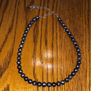 Peacock Pearl, 925 Sterling Silver Necklace